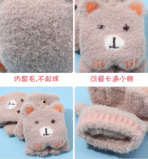 Warm Baby Gloves, Winter Mittens Gloves for Baby Kids Toddler, Unisex Cute Warm Fleece Thick Thermal Gloves for Boys Girls Warm Baby Gloves, Winter Mittens Gloves for Baby Kids Toddler, Unisex Cute Warm Fleece Thick Thermal Gloves for Boys Girls